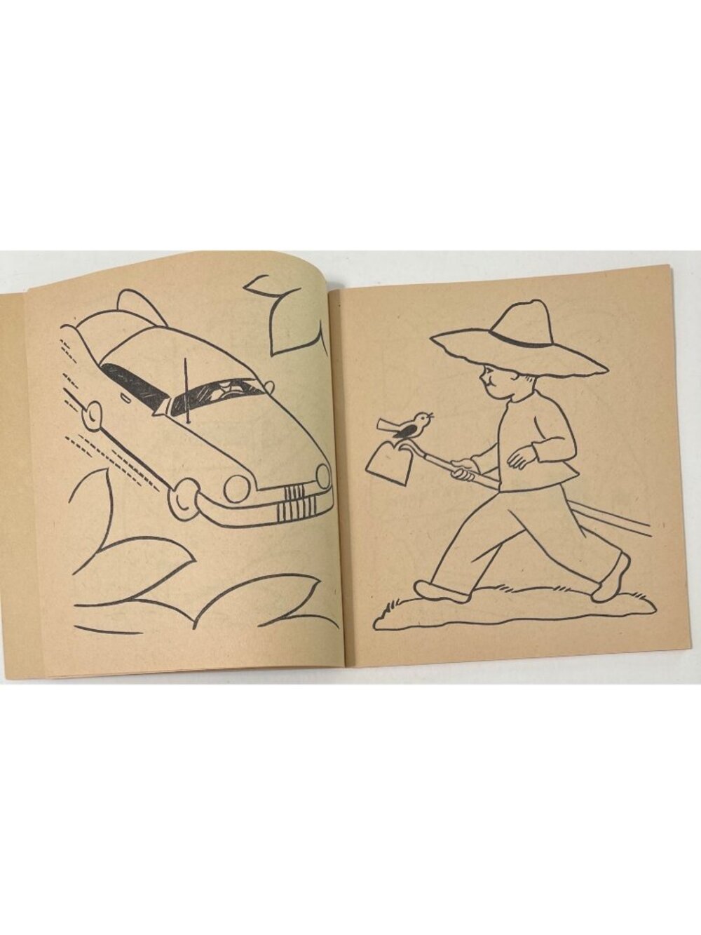 Vtg 1958 First Coloring Book Clarence Biers Whitman Publishing Children Activity - Picture 5 of 16